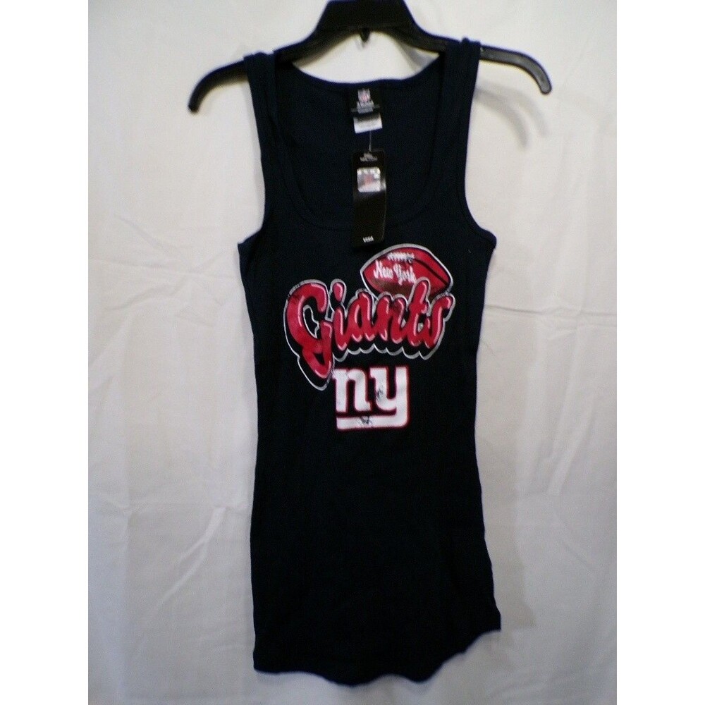 Team Apparel Women's Giants Navy Tank Top L Scoop